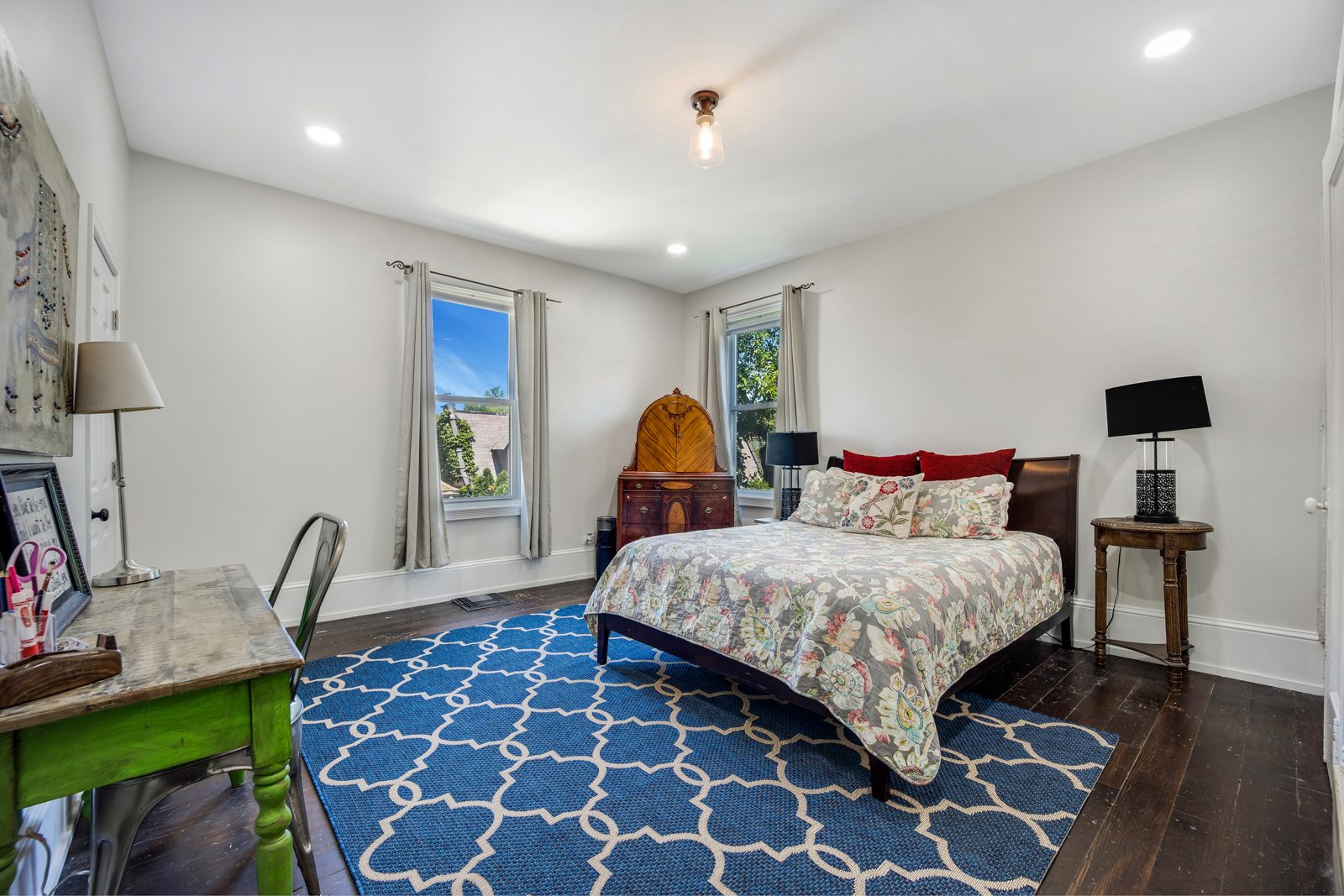 Furnished private bedroom example